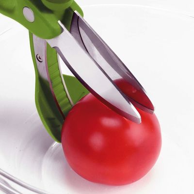 Salat-Schere mit PP-TPR-Handgriff Grünes Gemüse-Knipper zum Schneiden von Salaten