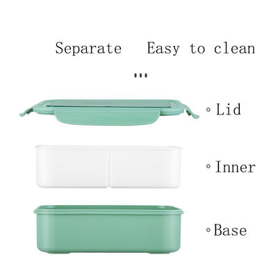 Produktion Löffel/Fork/Messer/Chopsticks Kit BPA-frei 1400 ML PP5 Lunchbox für Kinder/Erwachsene