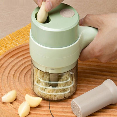 ABS 2023 Hot Gatling Multifunktionelle Haushaltskochmaschine Elektrische Knoblauchpuree Knoblauch automatische Knoblauchmischer