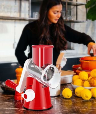 Bestseller Obst-Gemüse-Rotationsgrater Edelstahl-Multifunktions-Schneidemaschine