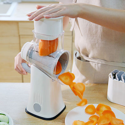 Nachhaltige Küchenwerkzeuge 5 in 1 Rotationsgrater zum Schneiden und Graten von Gemüse