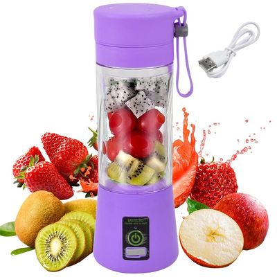 Silikon PC Elektrische Mini-Eisflasche-Blender Zuhause USB 2/4/6 Blades Saftsauger Tasse Maschine