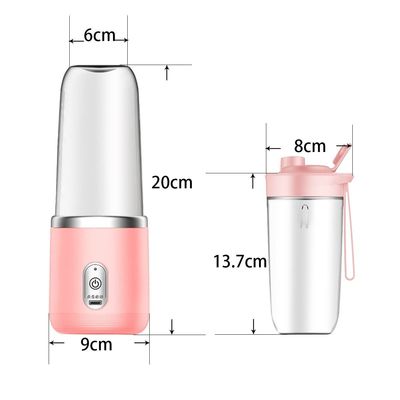 400 ml Kapazität Elektrische Saft Tasse für Obst-Gemüse-Werkzeuge Tragbar und wiederaufladbar