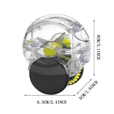 Kunststoff-Rolling Knoblauchpresser-Kremmer-Chopper-Küchengeräte 6,3*5,0*8,0 cm Annehmbar