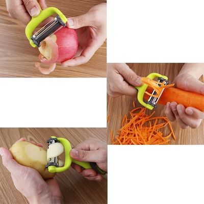 Zuhause Küche Edelstahl Obst Apfel Rotation Kartoffel Kartoffel Gemüse Schwenkpeeler