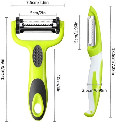 Multifunktionales Peelermesser aus Edelstahl für die Küche 19*2,5*2cm OEM/ODM akzeptiert