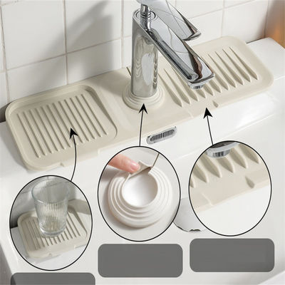 Silikon-Senk-Spritzschutz-Handfläche-Handgriff-Tropfentwäsche-Absorptionsmatte für OEM/ODM
