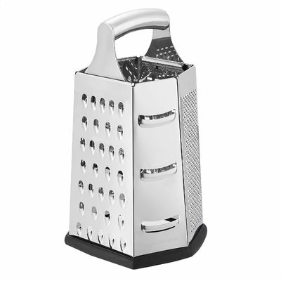 Bestseller Küchenzubehör 6 Seiten Manuelle Käse Grater aus 410 Edelstahl
