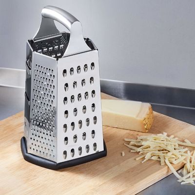 Bestseller Küchenzubehör 6 Seiten Manuelle Käse Grater aus 410 Edelstahl