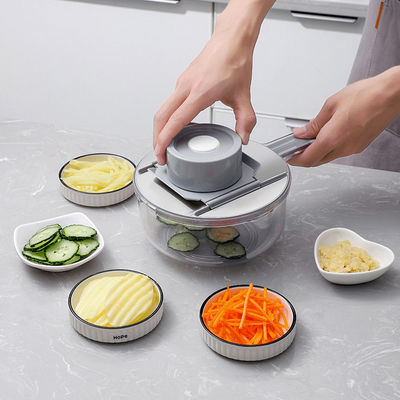12 in 1 Multifunktions-Handgemüse-Schneidemaschine für grünes Gemüse und Obst