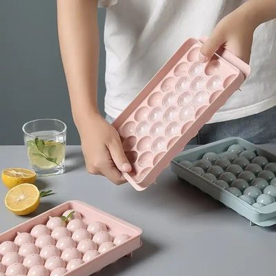 PP-Kunststoff Sommerkreis-Eisschachtel für Schokolade 33/18 Zellen Runde Eisbox-Hersteller Form
