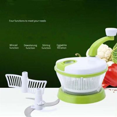 Nahrungsmittel-Handbetrieb Gemüseschneider Schneider Fleischmüller Salatmischmaschine Spinner mit Deckel