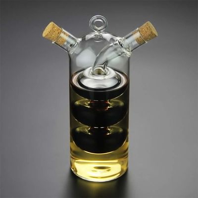 Klarglas Bubble Pot 2-in-1 Küchenbehälter zum Trennen von Kessel und Flasche Set