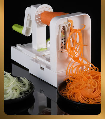 Erweitern Sie das Kochen mit 5 Klingen Veggie Spiral Slicer ABS PS TPR 420 Edelstahl