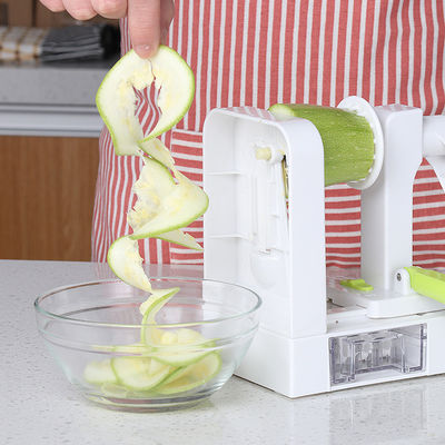 Erweitern Sie das Kochen mit 5 Klingen Veggie Spiral Slicer ABS PS TPR 420 Edelstahl