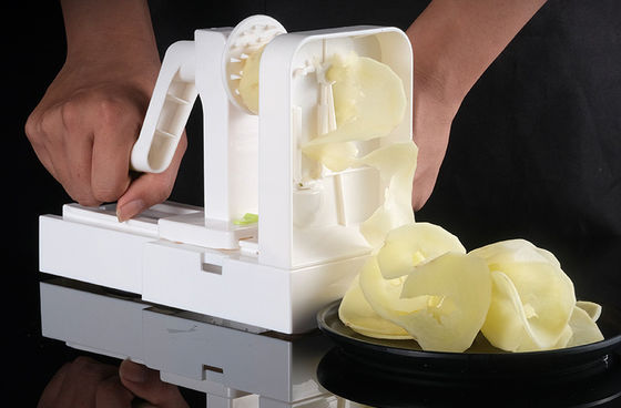 Erweitern Sie das Kochen mit 5 Klingen Veggie Spiral Slicer ABS PS TPR 420 Edelstahl