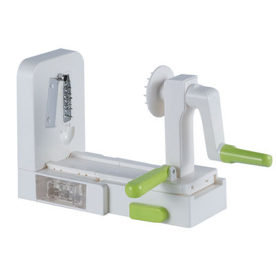 Erweitern Sie das Kochen mit 5 Klingen Veggie Spiral Slicer ABS PS TPR 420 Edelstahl