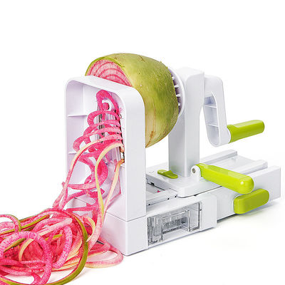 Rotary Obst-Gemüseschneider 5 In 1 Multi Küche Manuelle Bandschneider Spirale Schneider