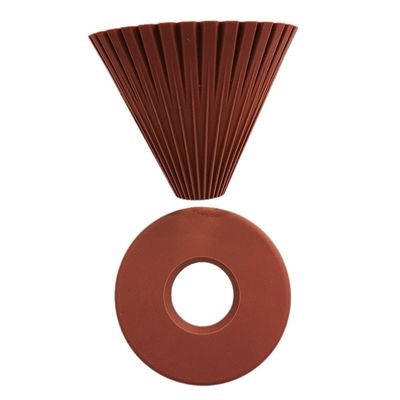 Modernes Design Silikon-Kaffeematten mit wiederverwendbarem Trichterfilter und einklappbarem Tropfstoff