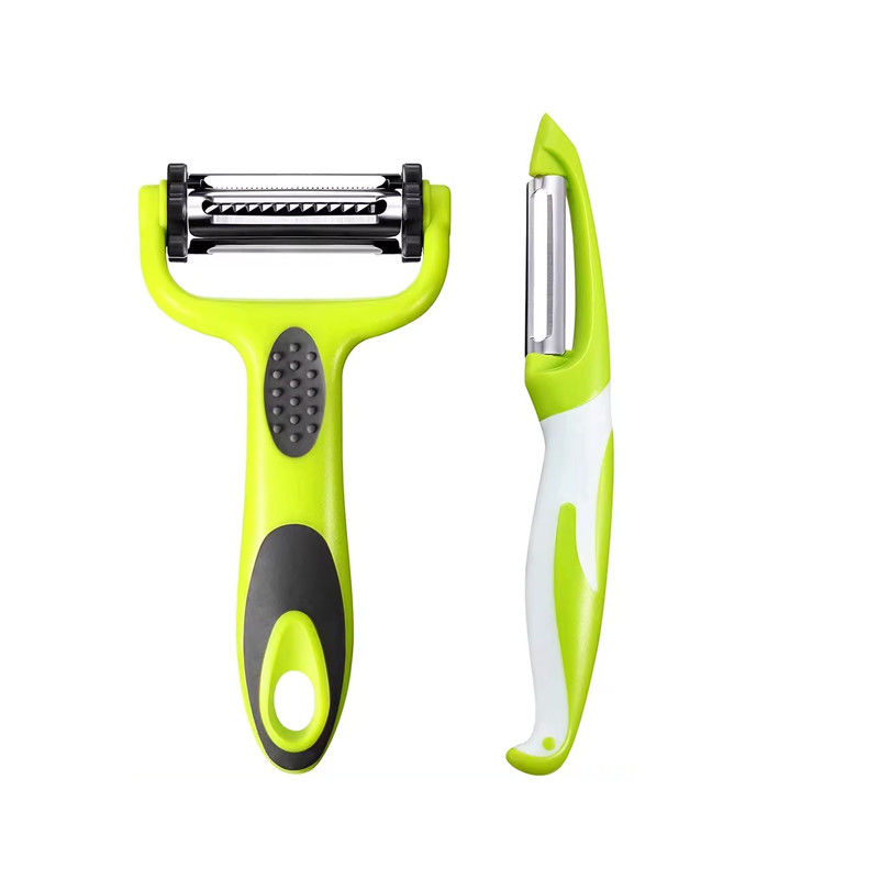 Sicheres Gemüsevorbereitungsgerät mit Stück Peeler Julienne Peeler und Mandoline Slicer in 19*2,5*2cm Größe