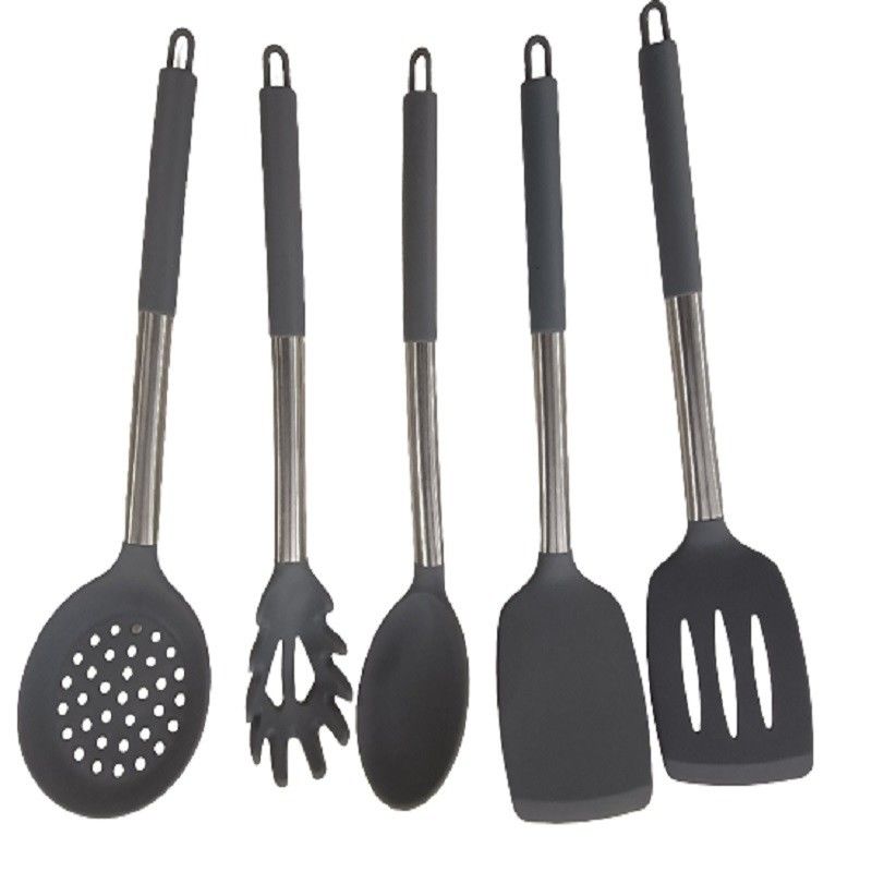 Silikon-Stick-Löffel für das Frittieren von Fisch Leck Spatula Haushaltsguss Set
