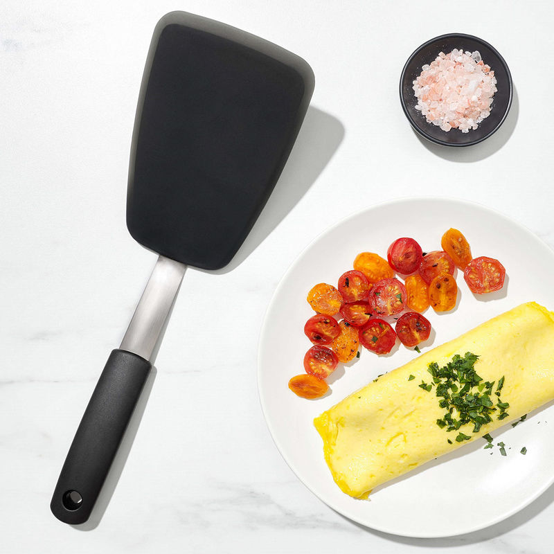 2 Packungen 600F Hitzebeständig nicht klebend Flip Eggs Silicone Spatula 149 115G