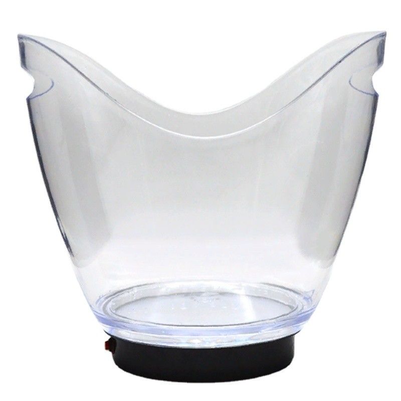 Ovale Form LED Luxus-Blitzwein Wodka Whiskey Champagner Eimer für KTV Bar Party