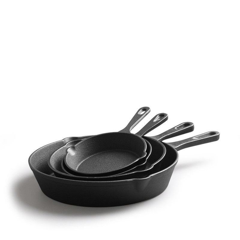 Nichtklebende Gusseisen Bratpfanne für Hotels Restaurant Home Klassischer Design Stil