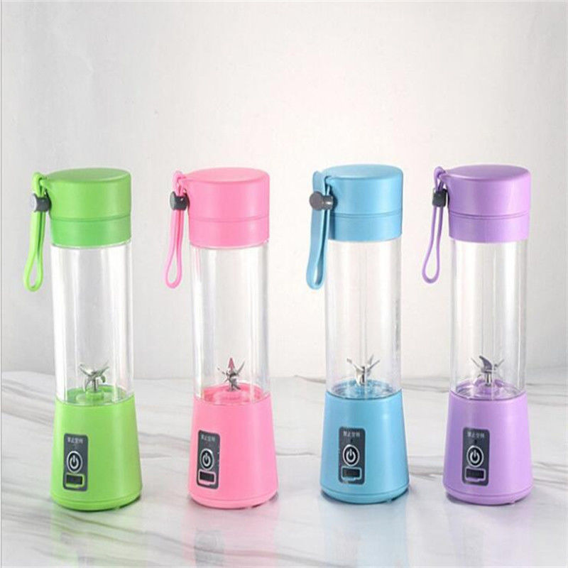 Kompakter 380 ml tragbarer Mini-Elektro-Saftsafter-Blender für das Mischen von Früchten in der Hausküche