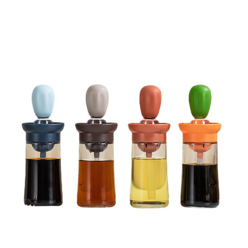 Oliven-Superior-Glas-Messöl- und Essigflasche für die Küche 6,45*20cm