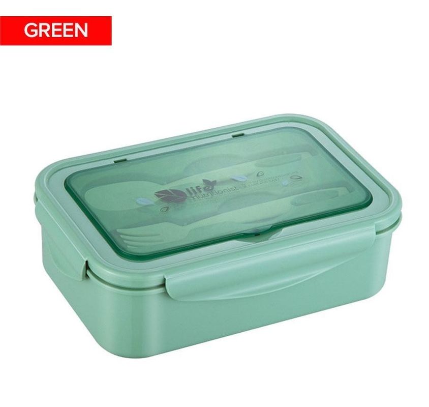 Lunchbox für Kinder/Erwachsene PP5 1400 ml Mikrowellenfrieren sicher BPA-frei mit Löffelgabel