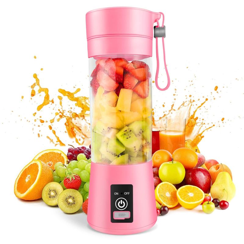 380 ml Kapazität Mini-Blender USB Wiederaufladbares Fruchtsaft-Portable-Saftsaftbecher-Tasse für zu Hause