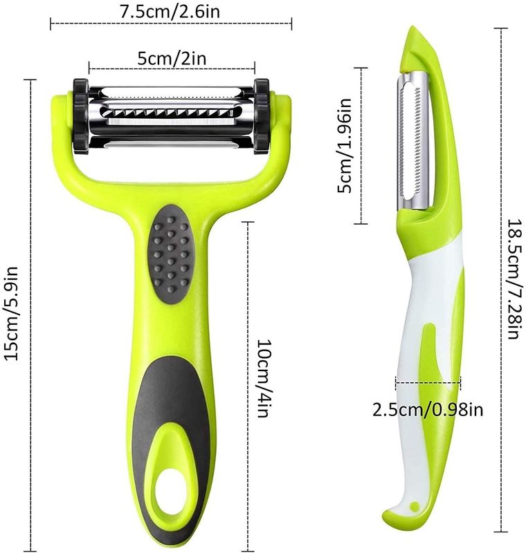 Multifunktionales Peelermesser aus Edelstahl für die Küche 19*2,5*2cm OEM/ODM akzeptiert