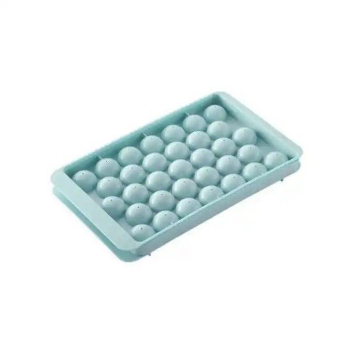 33 Hohlräume Kreis Rundkugel Eiswürfel Tabelle Kugel Kunststoff Eiskugel Macher Form mit Deckel