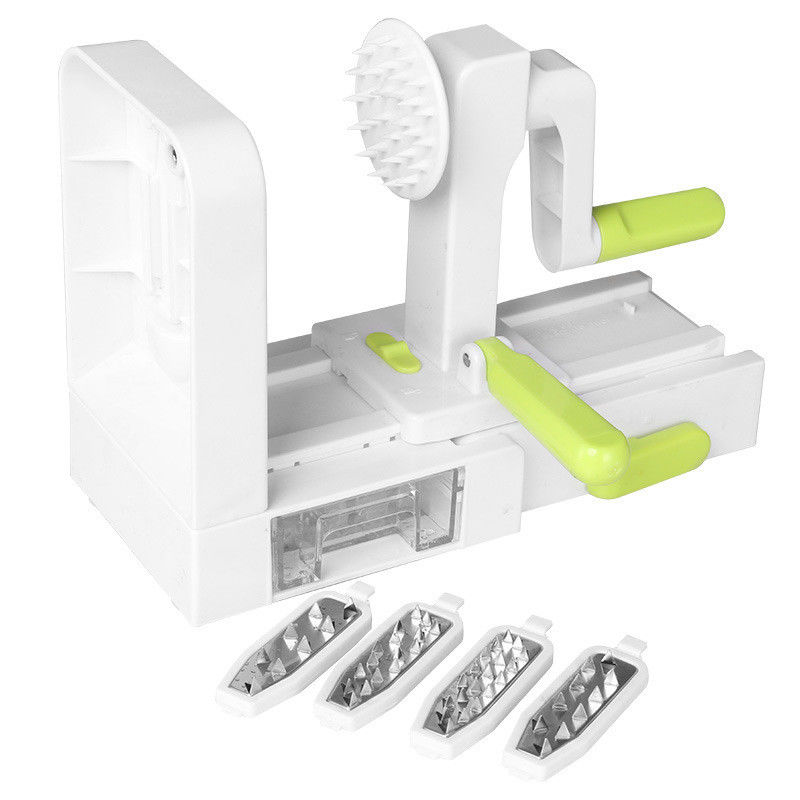 Erweitern Sie das Kochen mit 5 Klingen Veggie Spiral Slicer ABS PS TPR 420 Edelstahl